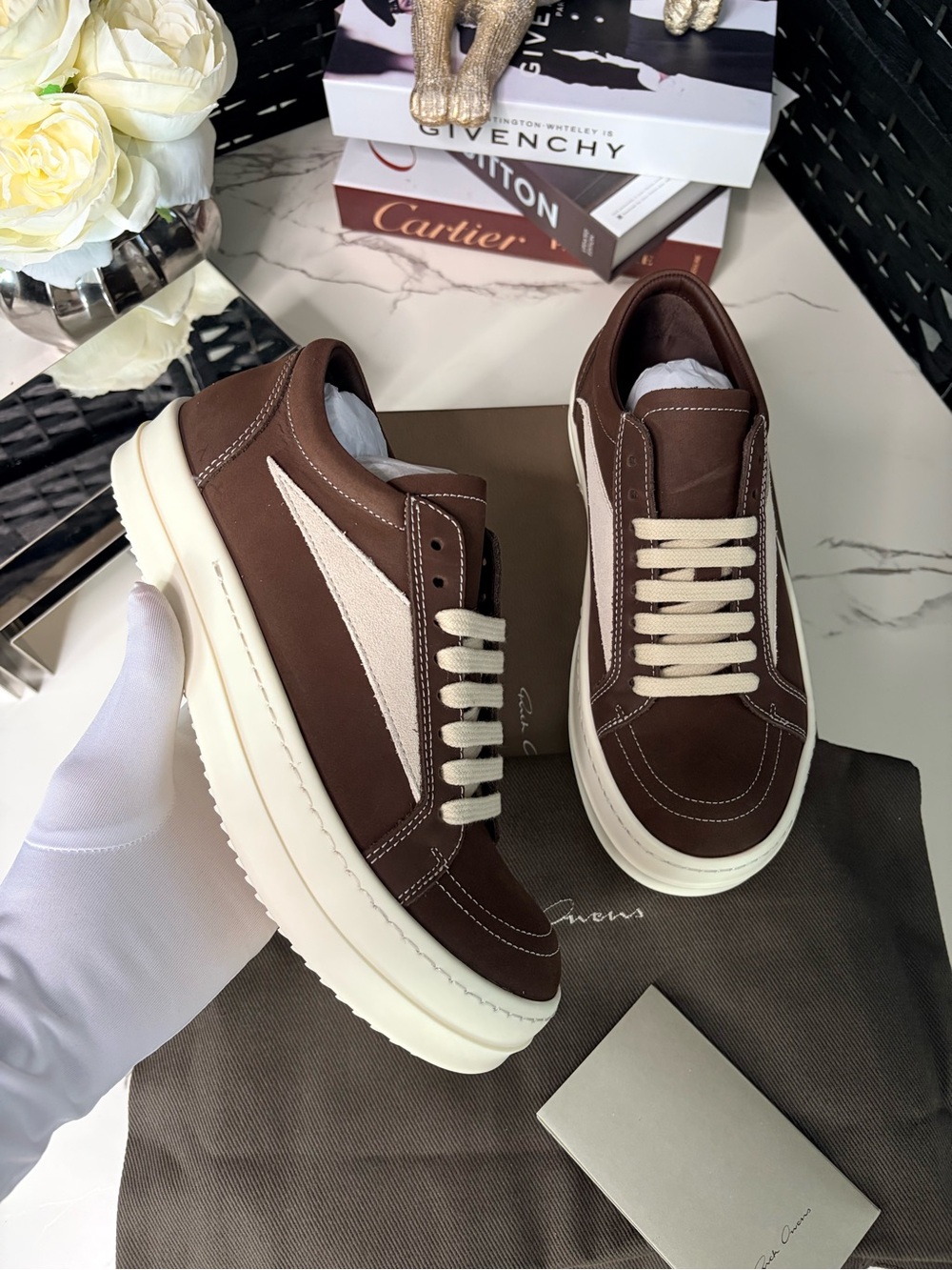 Rick Owens Brown Vans